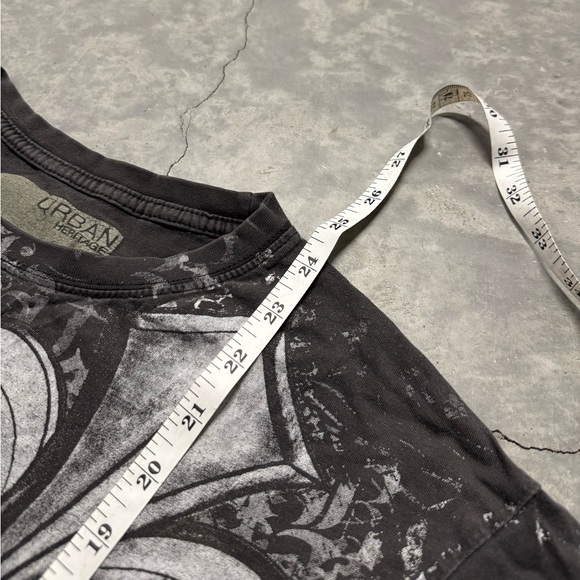 Urban Heritage Black and Gray Graphic Tee - Picture 6 of 6